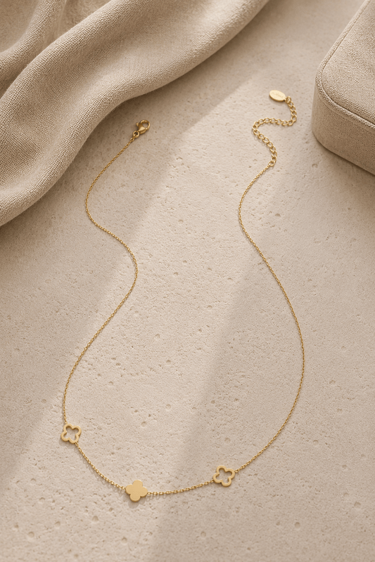 CLOVER – 14K gullbelagt