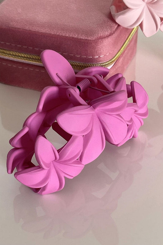 MEA NANI JEWELLERY Hårklype Fuksiarosa FLOWER HÅRKLYPE - Hårpynt med blomsterdesign