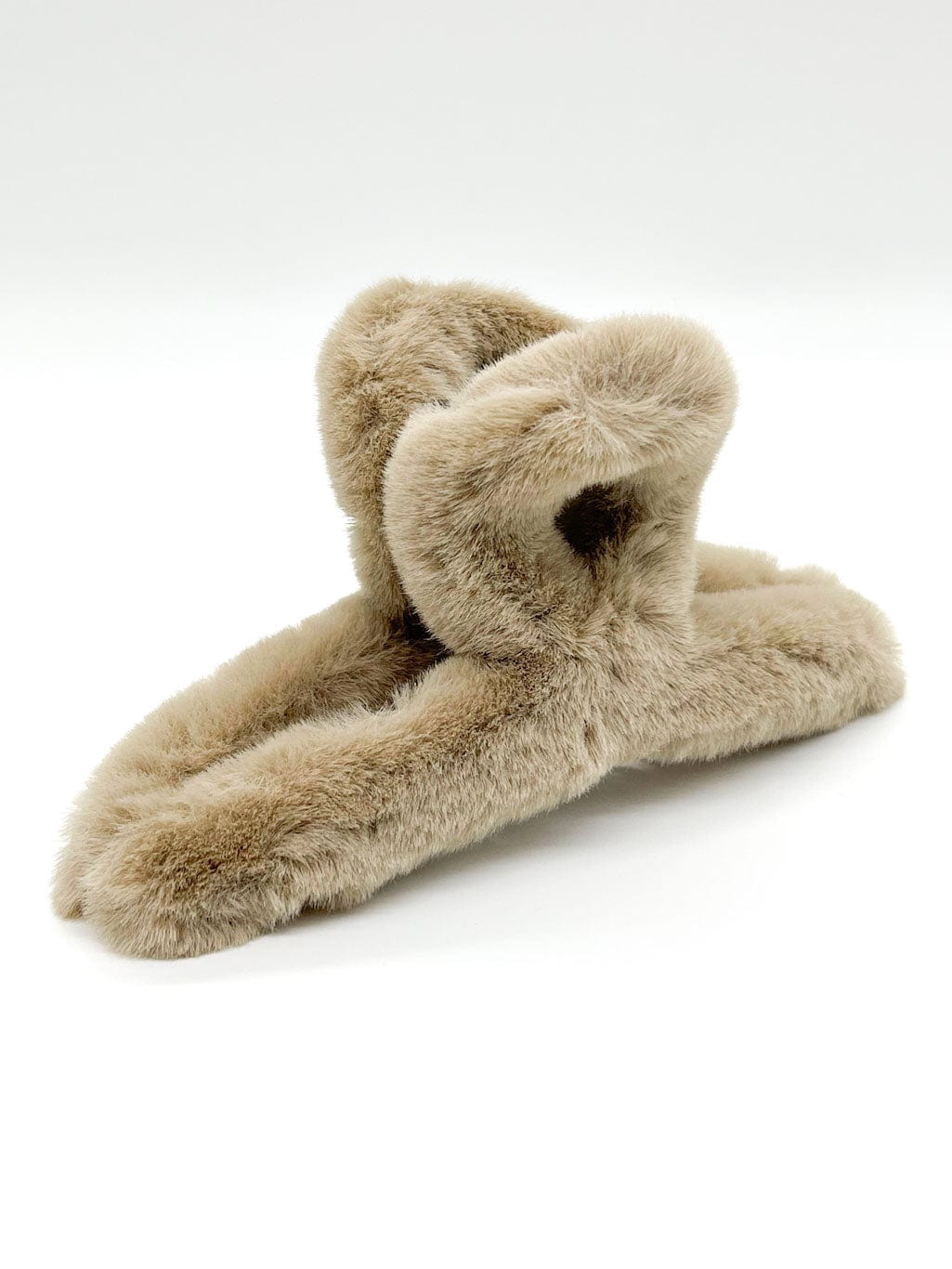 MEA NANI JEWELLERY Hårklype Hårklype fuskepels - Beige