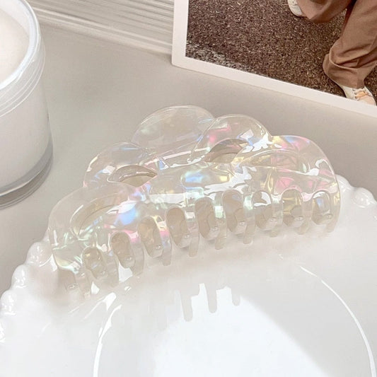 MEA NANI JEWELLERY Hårklype STOR HÅRKLYPE – Perlemorshvit eller grønn, 12 cm