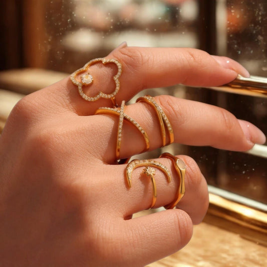 MEA NANI JEWELLERY Justerbar ring MOONLIGHT RING