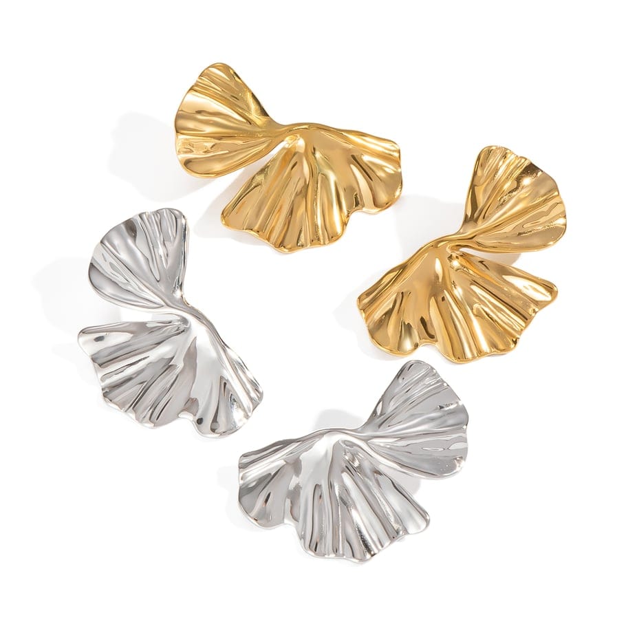 MEA NANI JEWELLERY Øredobber MIDNIGHT GOLD - øredobber i 18K PVD belagt kirurgisk stål