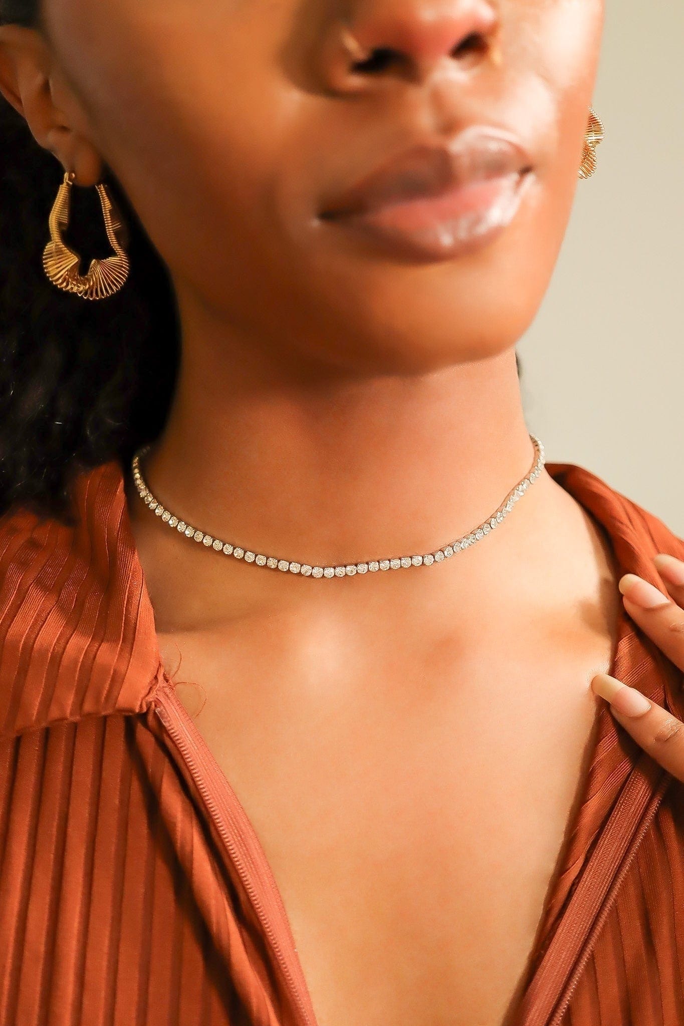 MEA NANI JEWELLERY Øreringer NORD WIRED STATEMENT HOOPS – 18K ekte gullbelagt