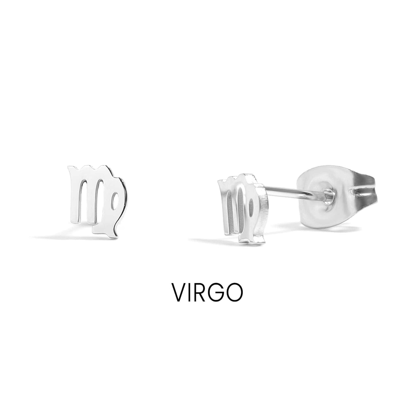 MEA NANI JEWELLERY Stjernetegn øredobber Jomfruen (Virgo) – 23. august til 22. september / Gull ZODIAC SIGN STUDS – Personlige stjernetegn-øredobber i 18K gullbelagt stål