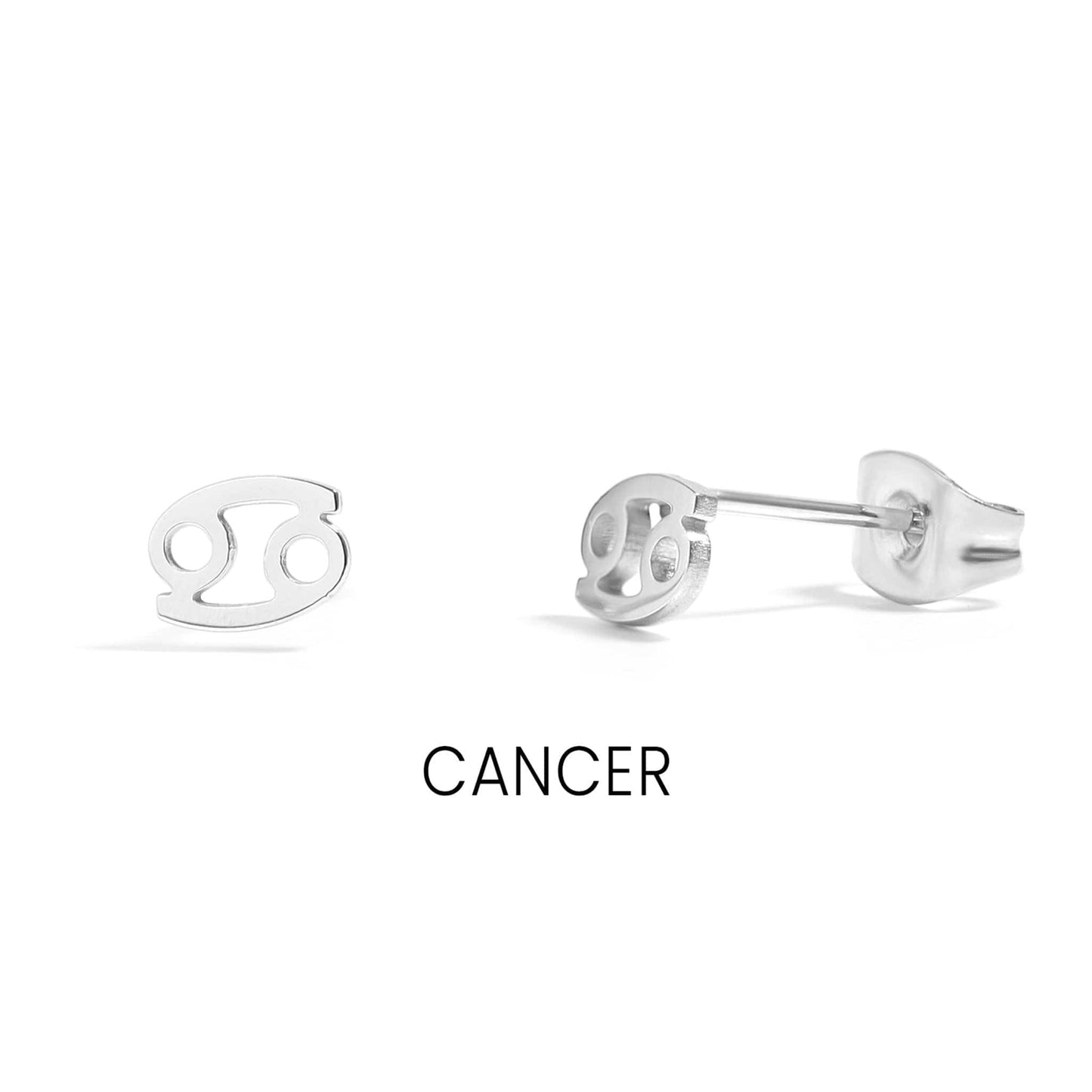 MEA NANI JEWELLERY Stjernetegn øredobber Krepsen (Cancer) – 21. juni til 22. juli / Gull ZODIAC SIGN STUDS – Personlige stjernetegn-øredobber i 18K gullbelagt stål