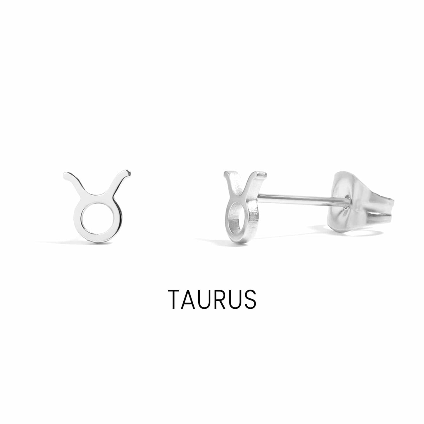 MEA NANI JEWELLERY Stjernetegn øredobber Tyren (Taurus) – 20. april til 20. mai / Gull ZODIAC SIGN STUDS – Personlige stjernetegn-øredobber i 18K gullbelagt stål
