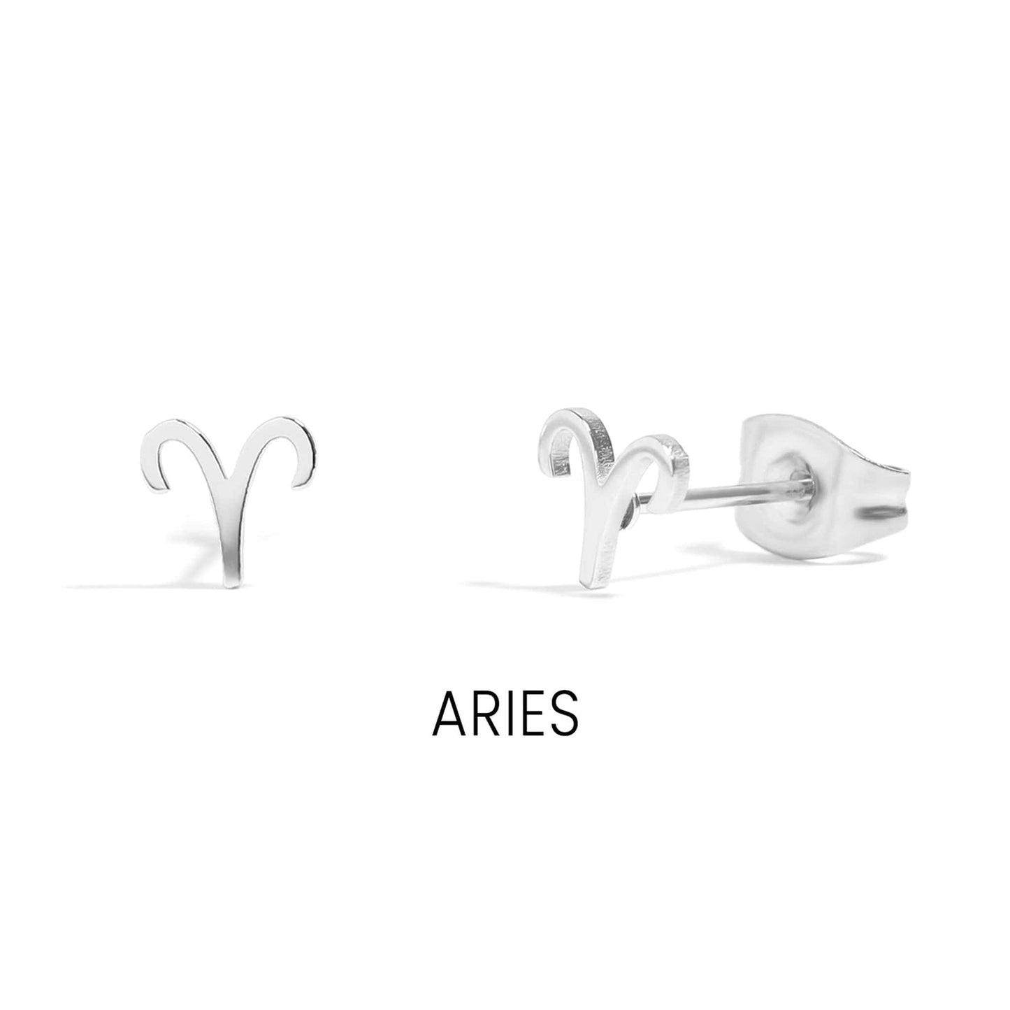 MEA NANI JEWELLERY Stjernetegn øredobber Væren (Aries) – 21. mars til 19. april / Gull ZODIAC SIGN STUDS – Personlige stjernetegn-øredobber i 18K gullbelagt stål