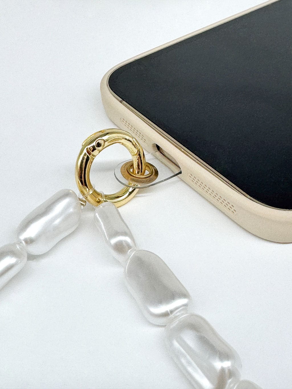 MEA NANI JEWELLERY Tilbehør mobiltelefon HÅNDLEDDSREM MED FESTEBRIKKE - Perle