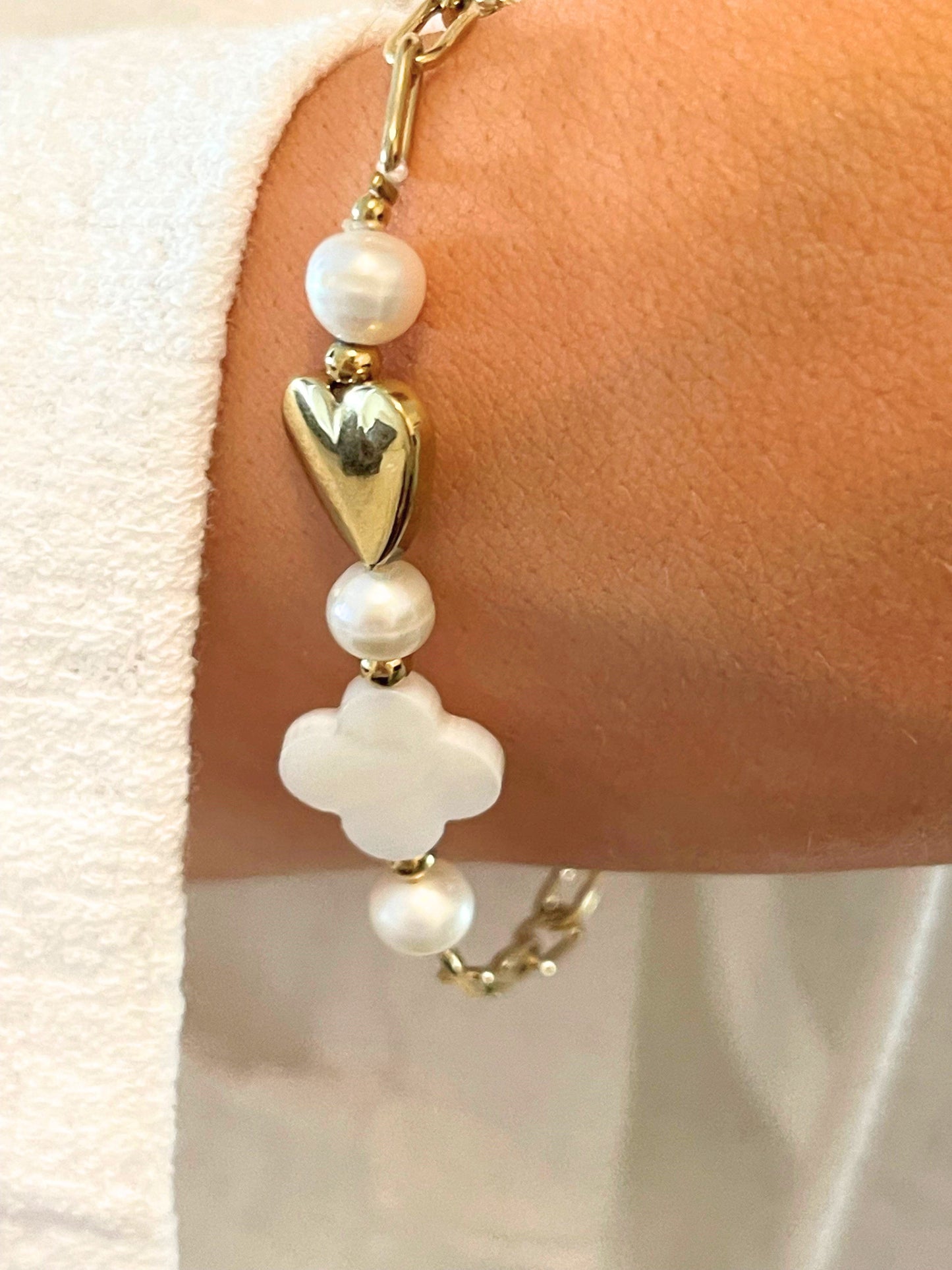 MEA NANI JEWELLERY Armbånd STEPHANY ARMBÅND - GULLBELAGT (14K)