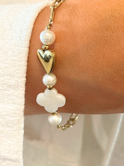 MEA NANI JEWELLERY Armbånd STEPHANY ARMBÅND - GULLBELAGT (14K)