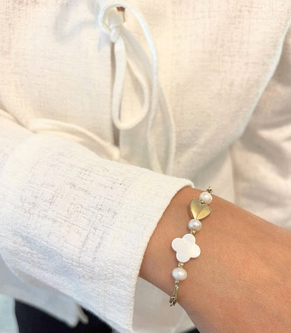 MEA NANI JEWELLERY Armbånd STEPHANY ARMBÅND - GULLBELAGT (14K)