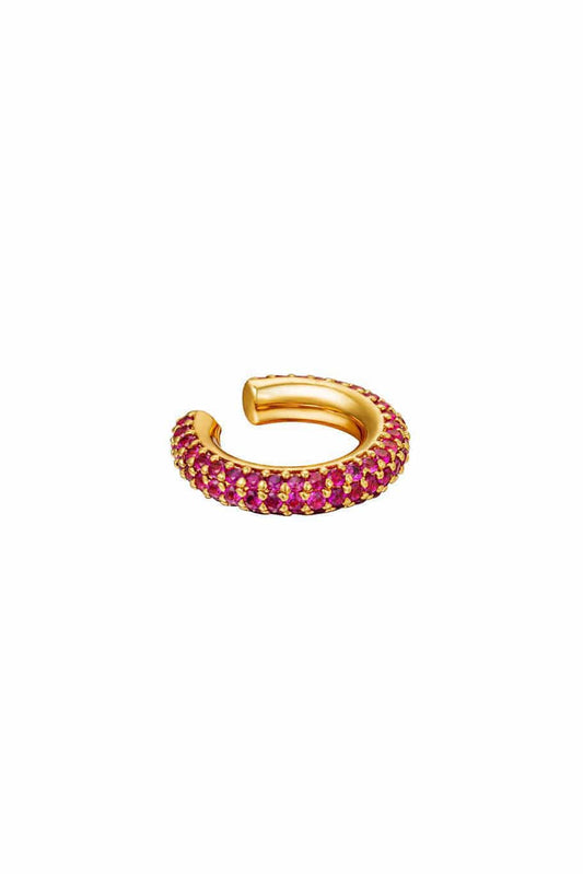 MEA NANI JEWELLERY Earcuff Rosa LOLA EAR CUFF  - GULLBELAGT  (14K)