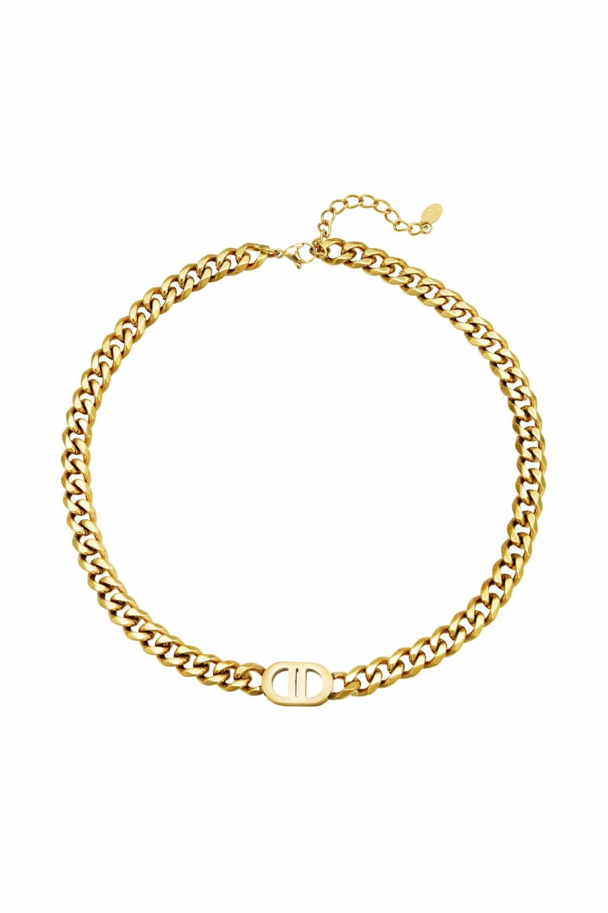 MEA NANI JEWELLERY Halskjede SOHO GULLBELAGT HALSKJEDE (14K)