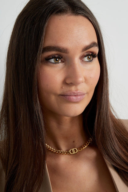 MEA NANI JEWELLERY Halskjede SOHO GULLBELAGT HALSKJEDE (14K)