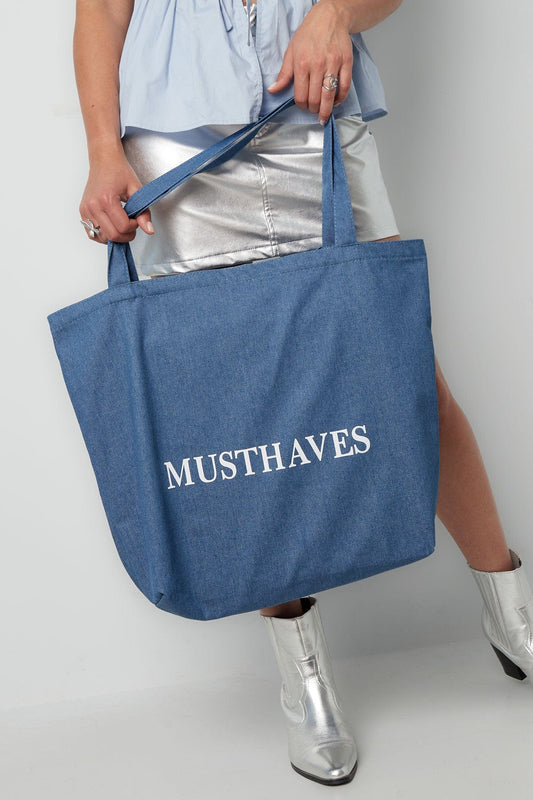 MEA NANI JEWELLERY Handlenett DENIM MUSTHAVES  BAG