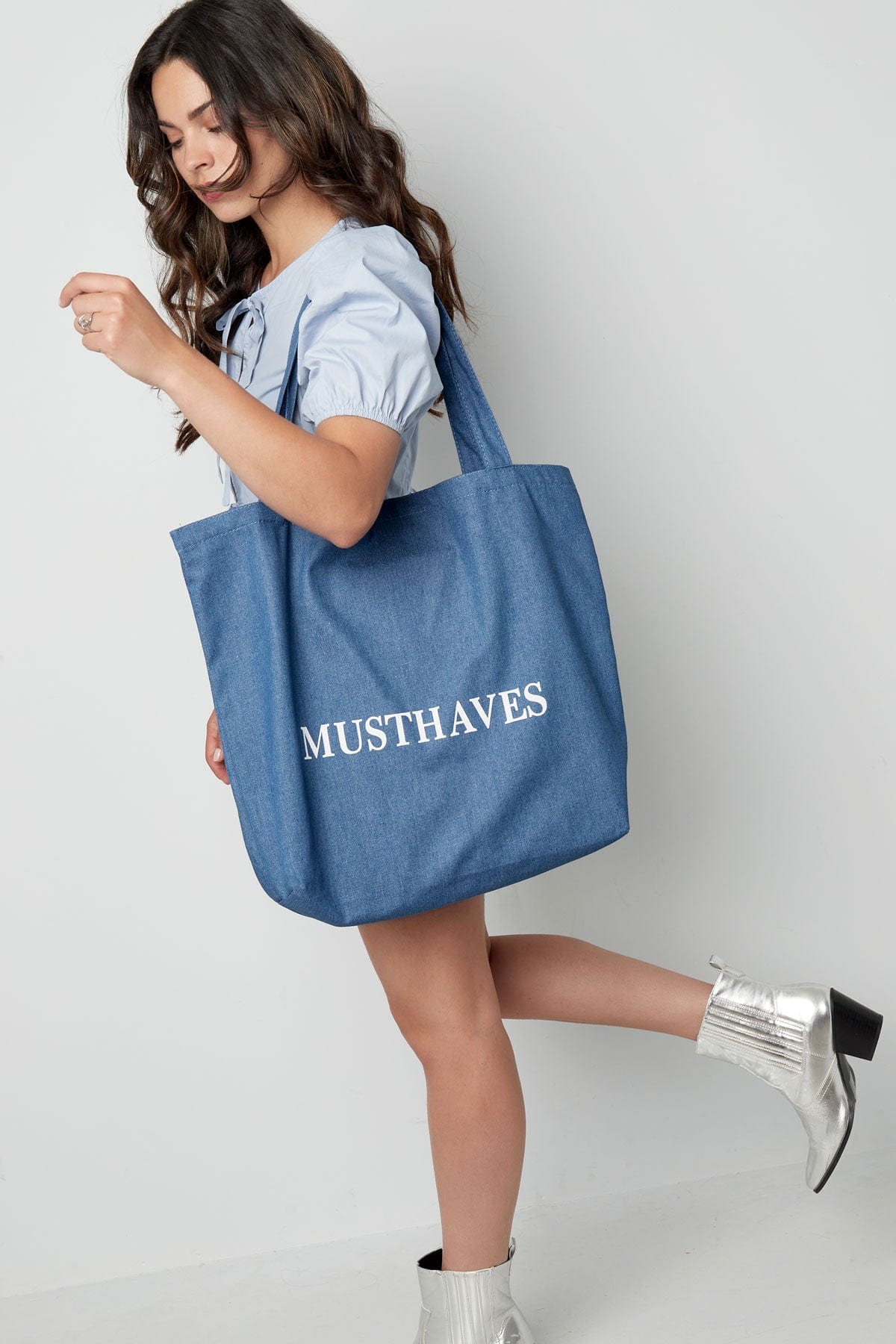 MEA NANI JEWELLERY Handlenett DENIM MUSTHAVES  BAG