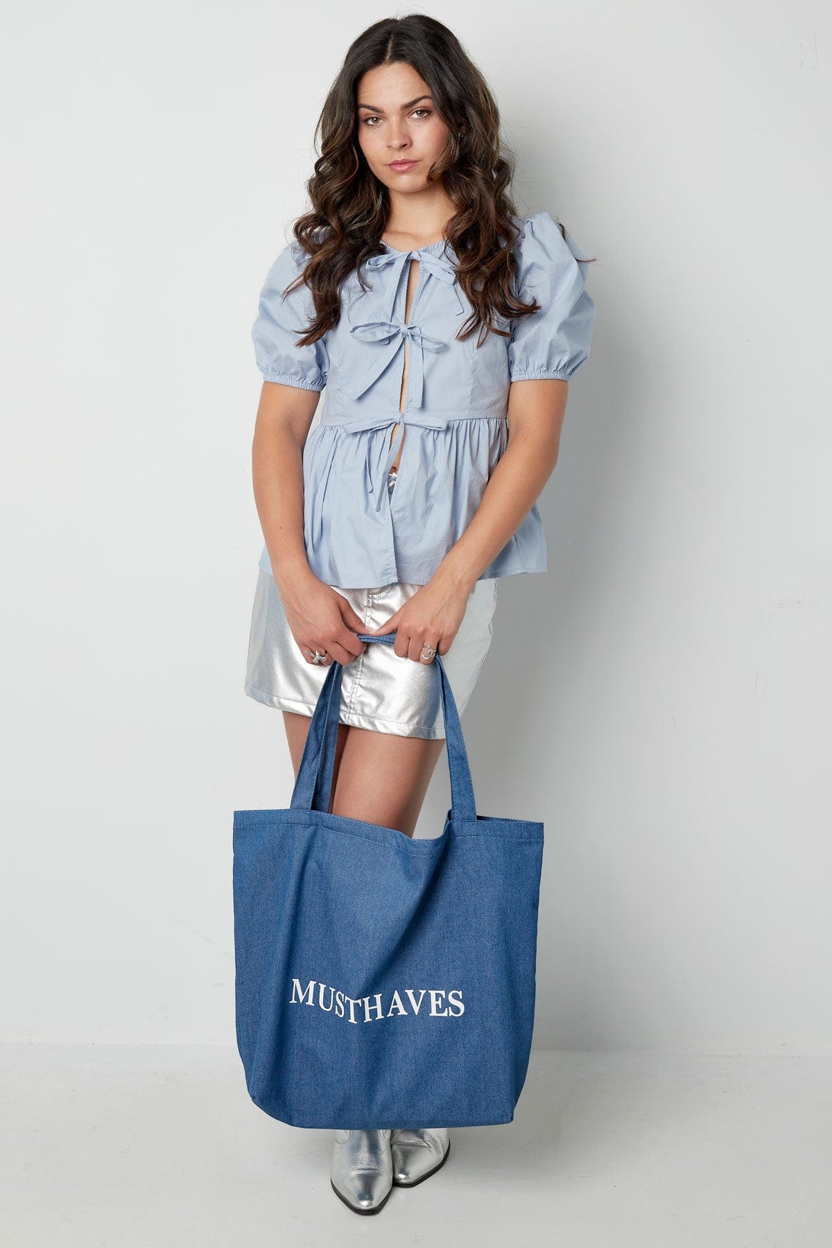 MEA NANI JEWELLERY Handlenett DENIM MUSTHAVES  BAG