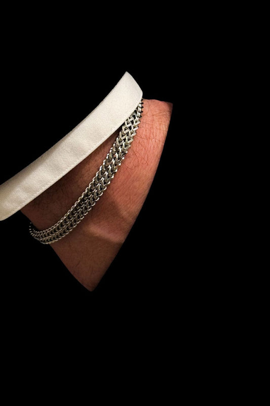 MEA NANI JEWELLERY Herrearmbånd 22 cm HERREARMBÅND I RUSTFRITT STÅL - Stilrent, slitesterkt og allergivennlig