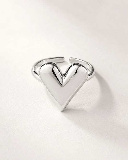 MEA NANI JEWELLERY Justerbar ring Default WILD HEART RING – kirurgisk stål, justerbar