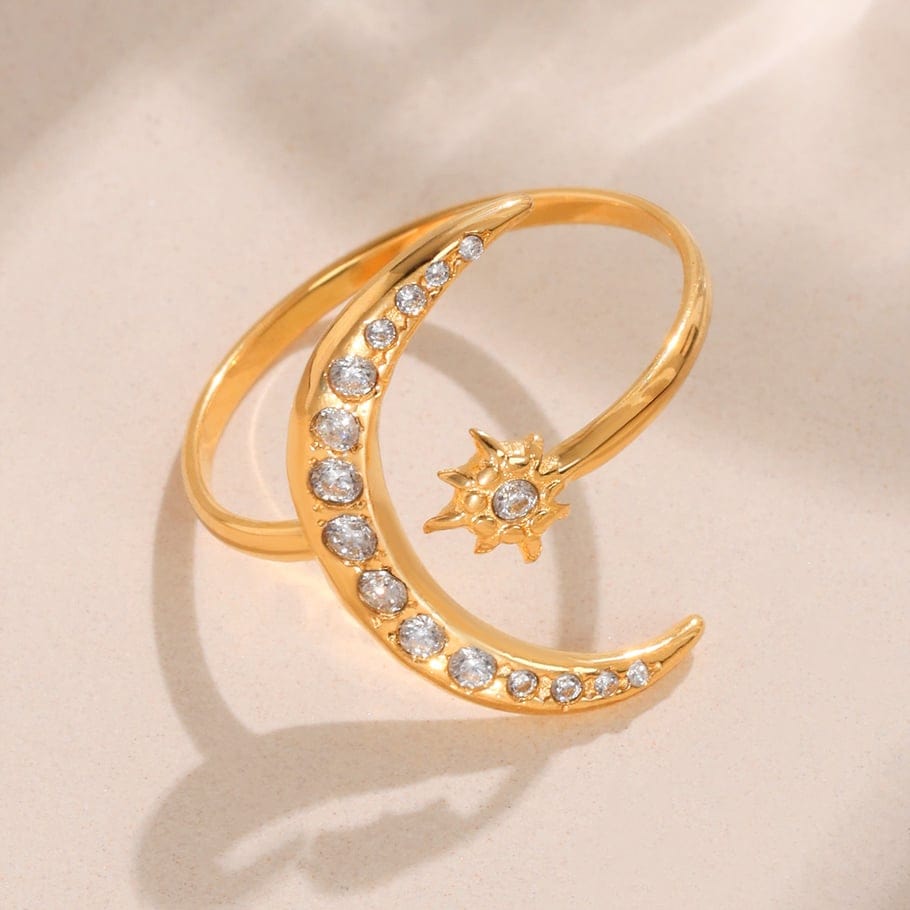 MEA NANI JEWELLERY Justerbar ring MOONLIGHT RING
