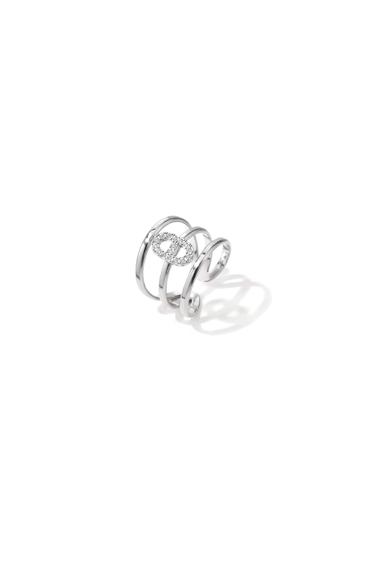 MEA NANI JEWELLERY Justerbar ring Sølv RIVA RING