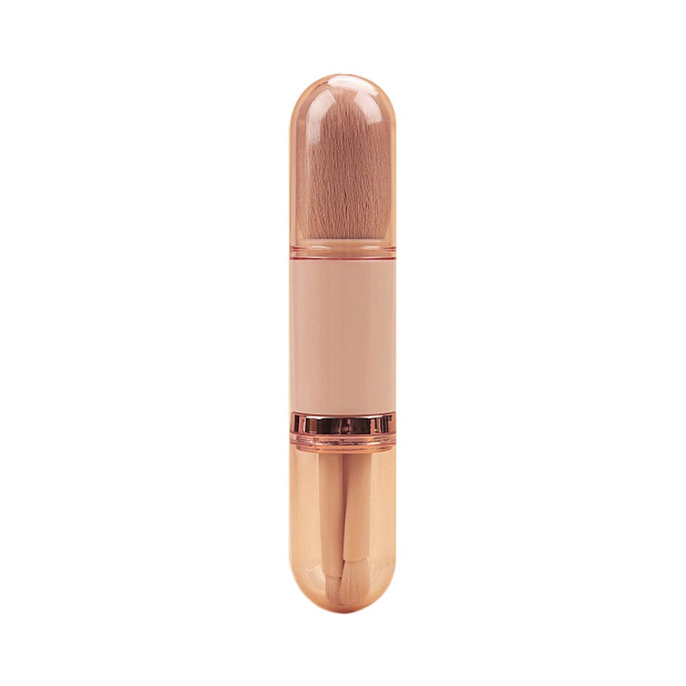 MEA NANI JEWELLERY Make-up børster Rosa SMINKEKOST SETT I ROSA REISEETUI – 4 MYKE MAKE-UP BØRSTER