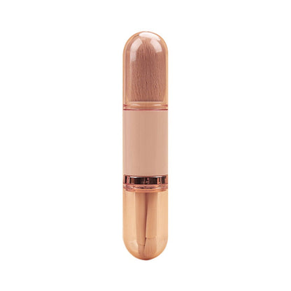 MEA NANI JEWELLERY Make-up børster Rosa SMINKEKOST SETT I ROSA REISEETUI – 4 MYKE MAKE-UP BØRSTER