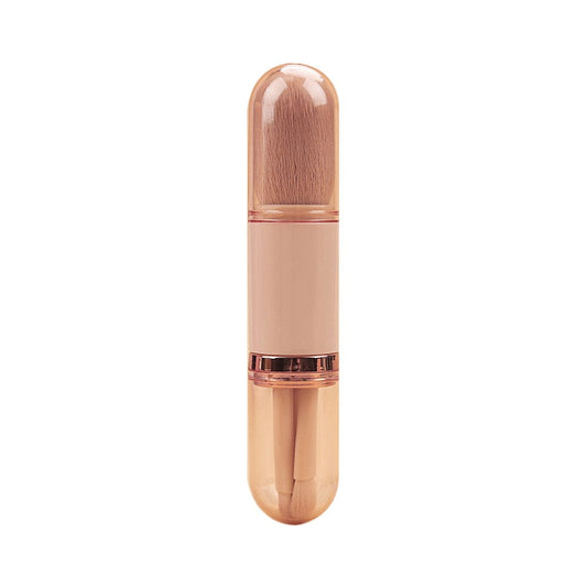 MEA NANI JEWELLERY Make-up børster Rosa SMINKEKOST SETT I ROSA REISEETUI – 4 MYKE MAKE-UP BØRSTER