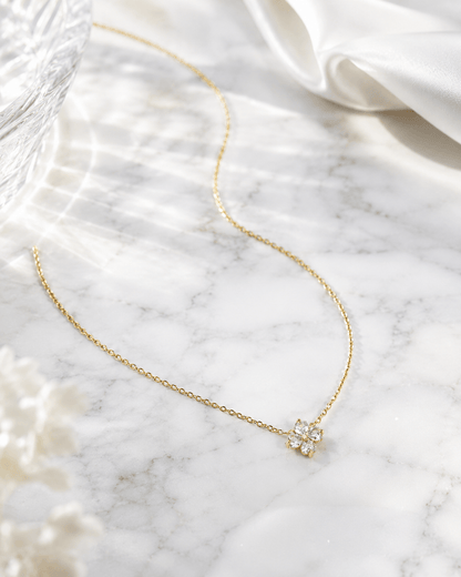 MEA NANI JEWELLERY Halskjede FAYE Necklace – 14K gullbelagt halskjede