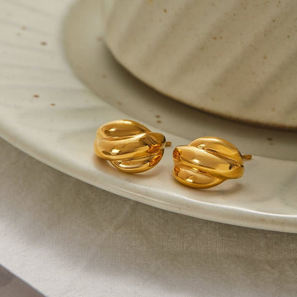 MEA NANI JEWELLERY Øredobber EVERYDAY GLOW – Mini Hoops 18K PVD gullbelagt