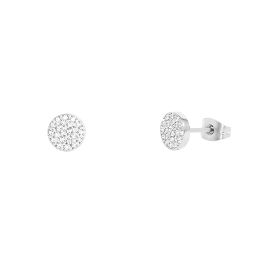MEA NANI JEWELLERY Øredobber EVERYDAY ICON STUDS – kirurgisk stål med pavé-krystaller