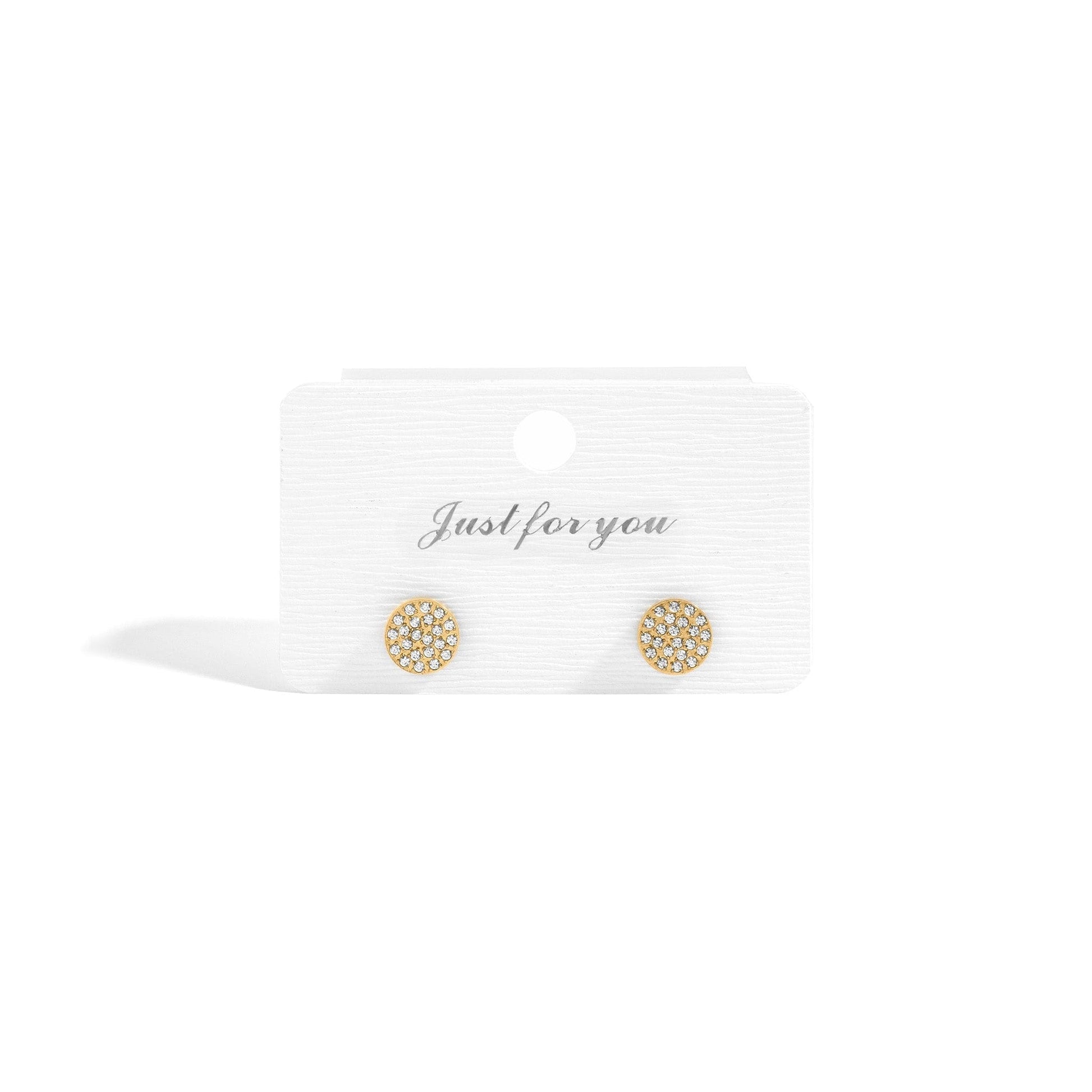 MEA NANI JEWELLERY Øredobber EVERYDAY ICON STUDS –  øredobber i 18K PVD-gullbelagt kirurgisk stål