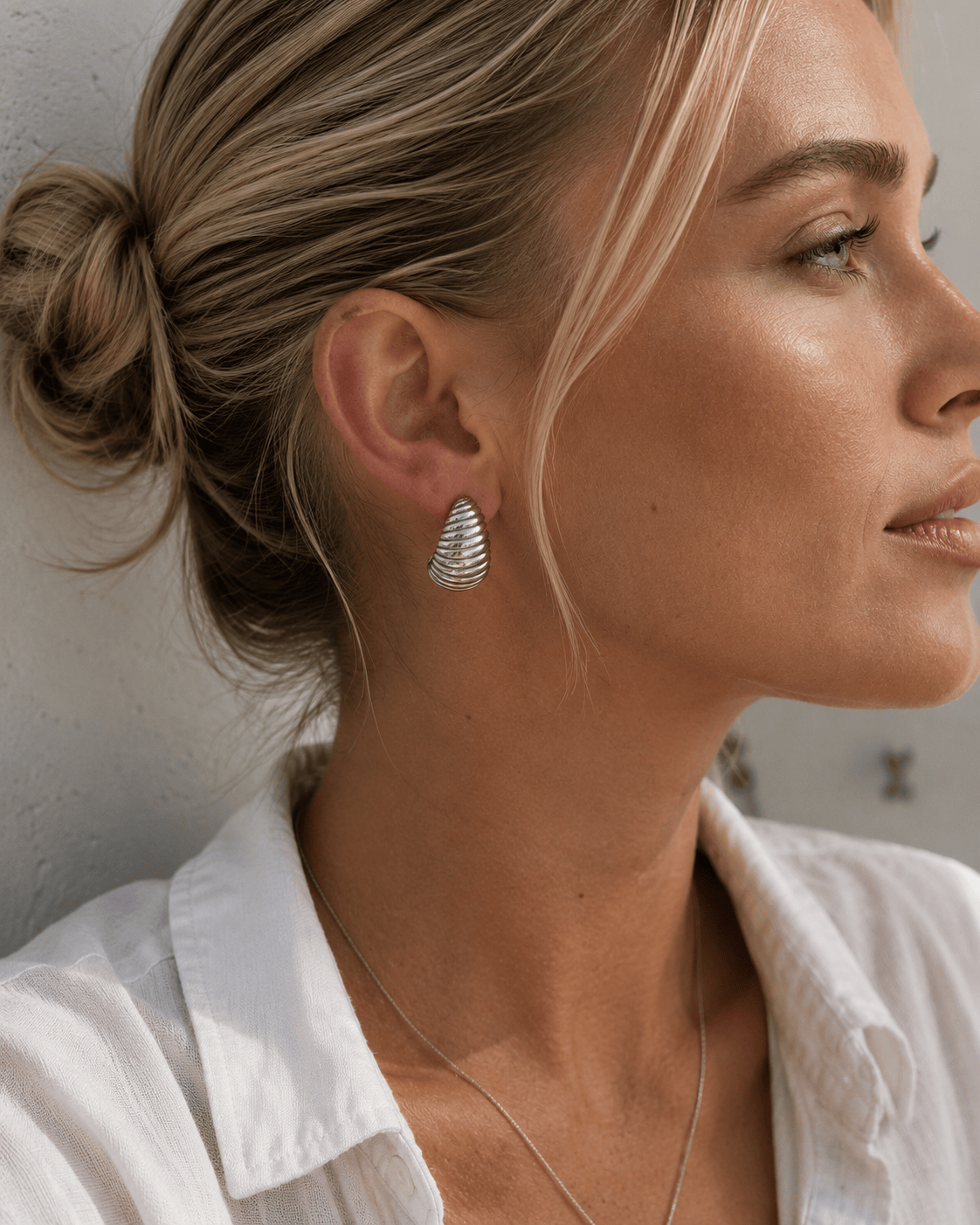 MEA NANI JEWELLERY Øredobber LINNE – chunky øredobber