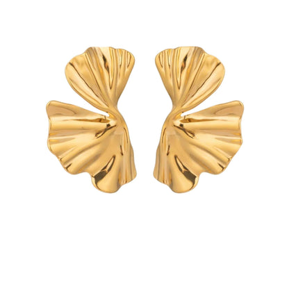 MEA NANI JEWELLERY Øredobber MIDNIGHT GOLD - øredobber i 18K PVD belagt kirurgisk stål
