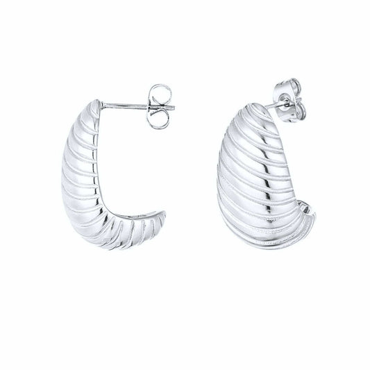 MEA NANI JEWELLERY Øredobber Sølv LINNE – chunky øredobber