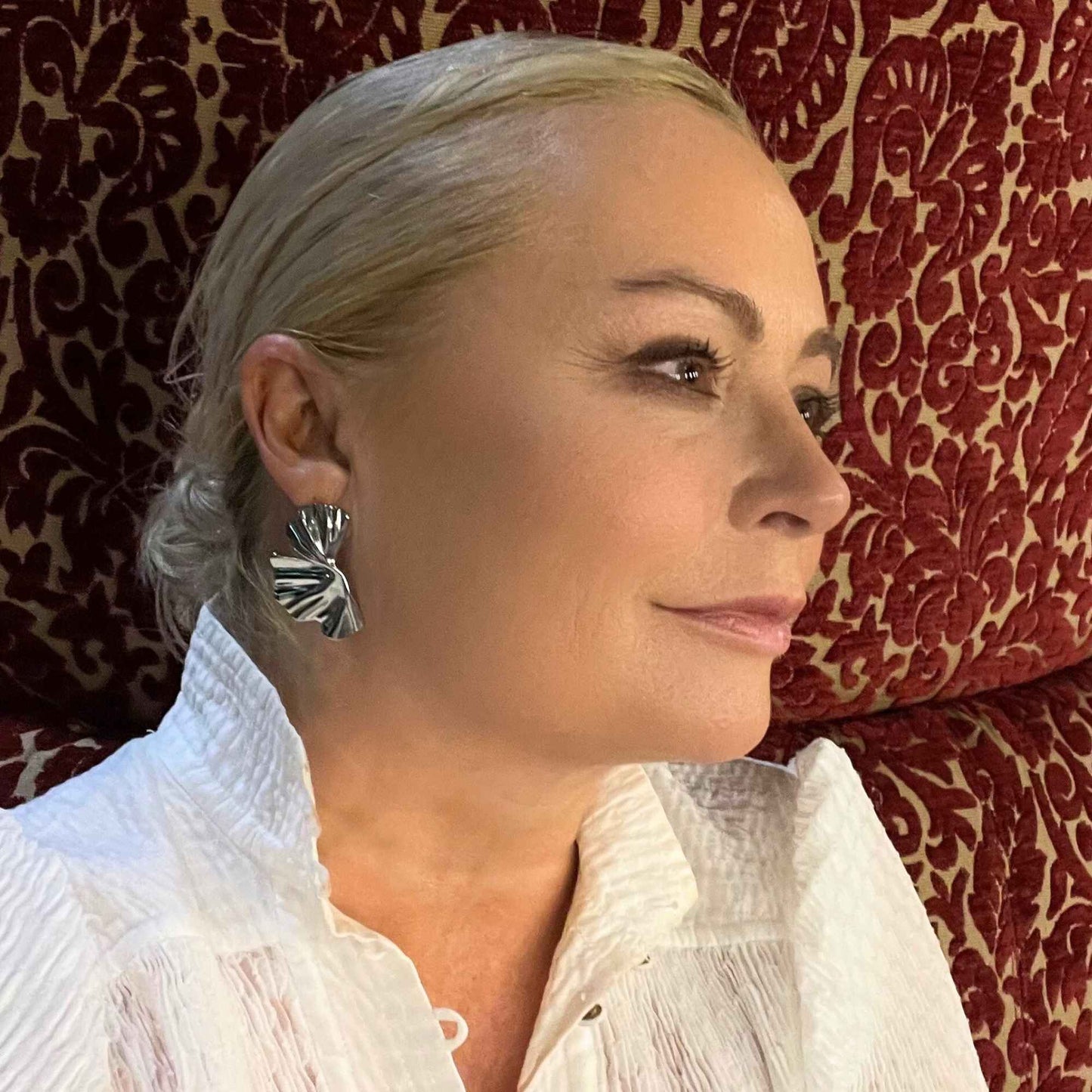 MEA NANI JEWELLERY Øredobber Sølv MIDNIGHT SILVER - Statement øredobber