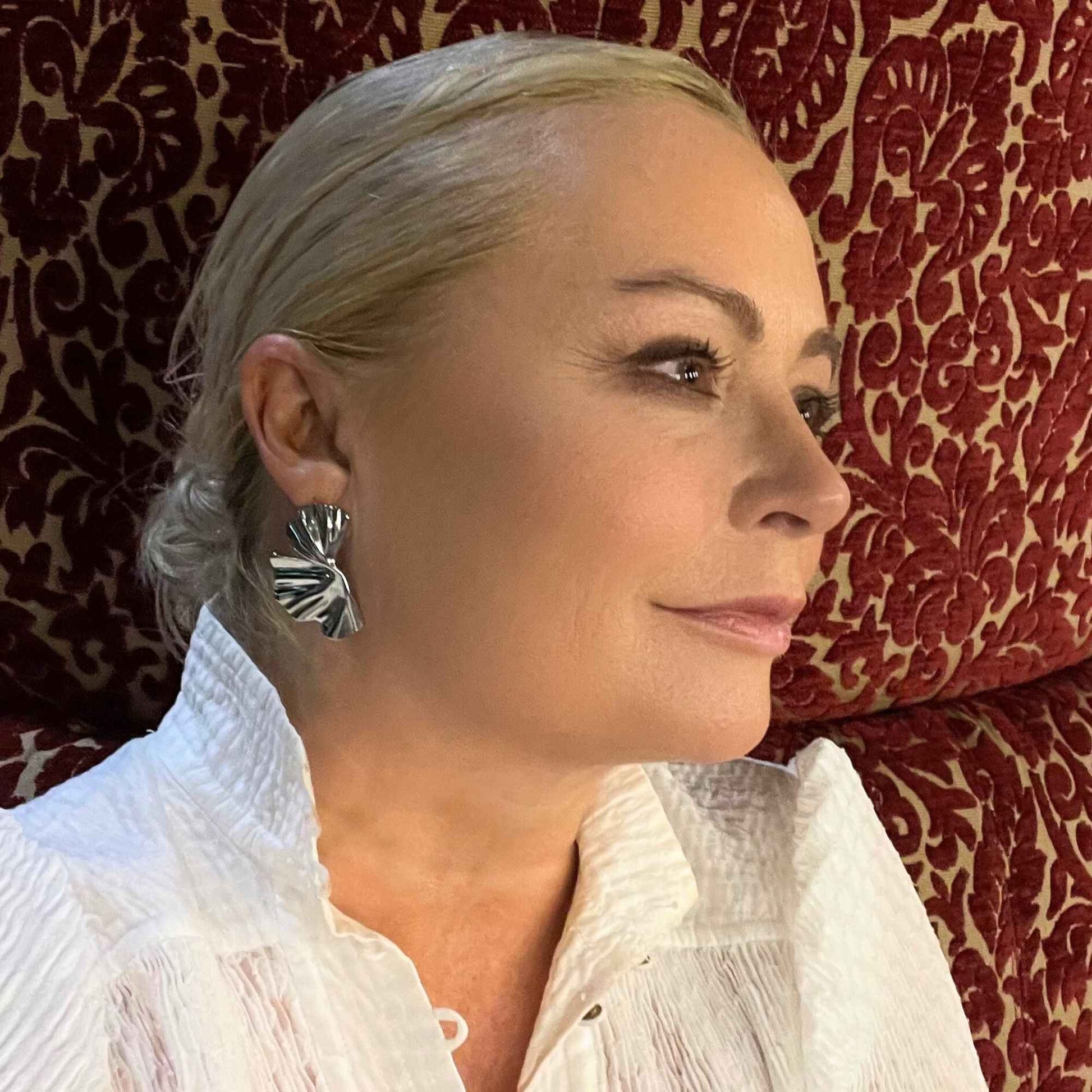 MEA NANI JEWELLERY Øredobber Sølv MIDNIGHT SILVER - Statement øredobber