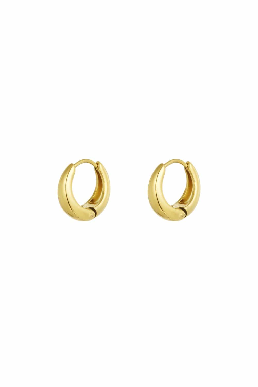 MEA NANI JEWELLERY Øreringer SOFI HOOPS – 14K ekte gullbelagt