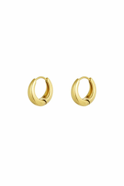 MEA NANI JEWELLERY Øreringer SOFI HOOPS – 14K ekte gullbelagt