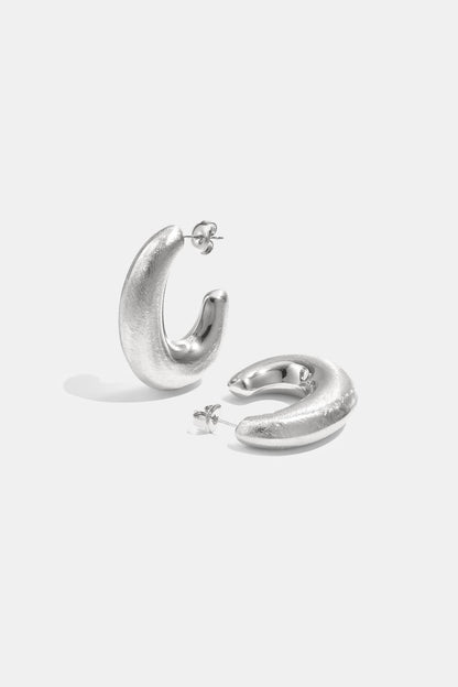 MEA NANI JEWELLERY Øreringer Sølv THEA CHUNKY HOOPS