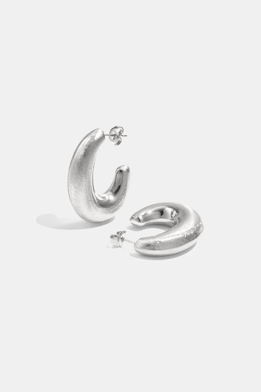 MEA NANI JEWELLERY Øreringer Sølv THEA CHUNKY HOOPS
