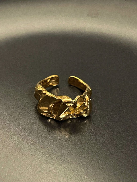 MEA NANI JEWELLERY Ring LAVA STATEMENT RING I GULL
