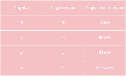 MEA NANI JEWELLERY Ring SERAPHINA RING - RUSTFRITT STÅL