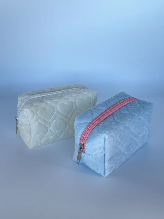 MEA NANI JEWELLERY Sminkeveske TERRY QUILTET SMINKEVESKE -Liten kosmetikkbag for jobb, trening eller reise