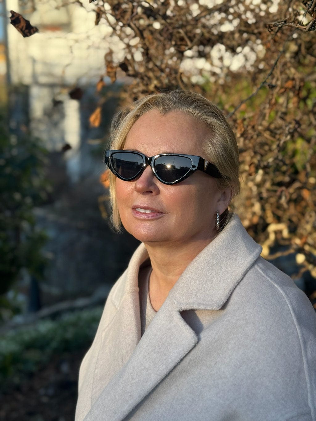 MEA NANI JEWELLERY Solbriller NAPOLI - SVARTE CAT-EYE SOLBRILLER